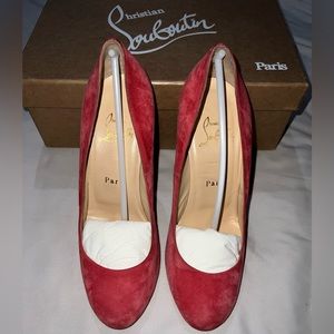Christian Louboutin Ron Ron 100 Veau Velours Pumps
